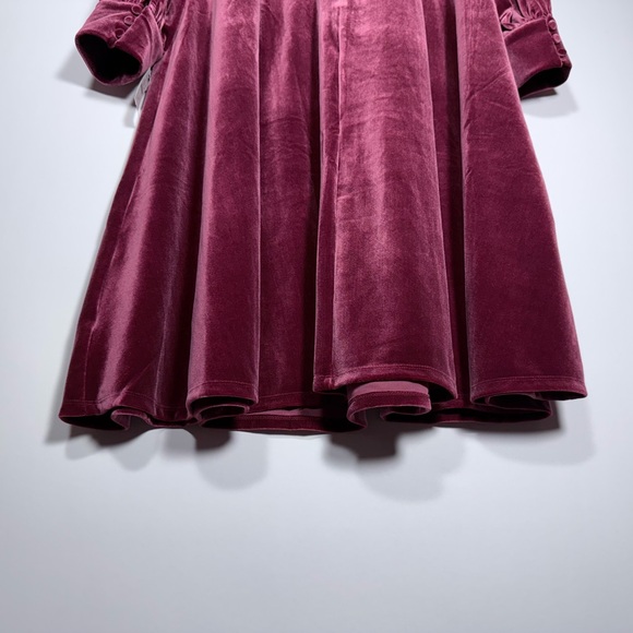 NWT Talbots Women’s Billow Sleeve Soft Velour Fit & Flare A-Line Dress Size 18 - Picture 8 of 14